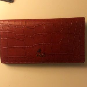 Red Ralph Lauren wallet